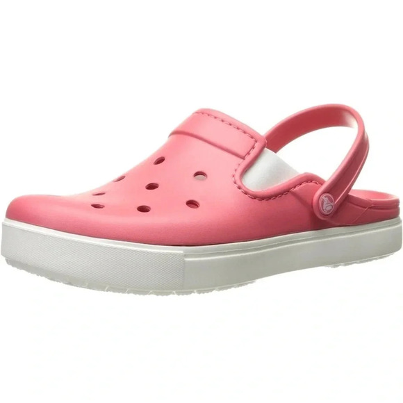 Crocs Unisex Citilane Slip-On Clogs Coral/White Size M9 W11 - Picture 15 of 15